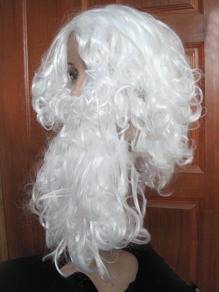 Synthetic Hair Santa Claus wig, Christmas Wigs