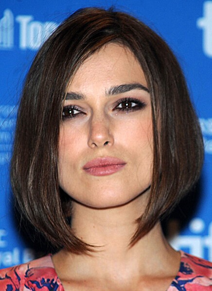 Keira Knightley Medium Lace Front Straight Remy Human Hair ...