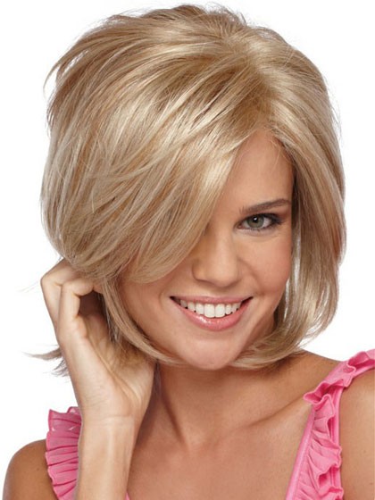 Christina Side Swept Bangs Synthetic Wig, Buy Wigs Online | P4