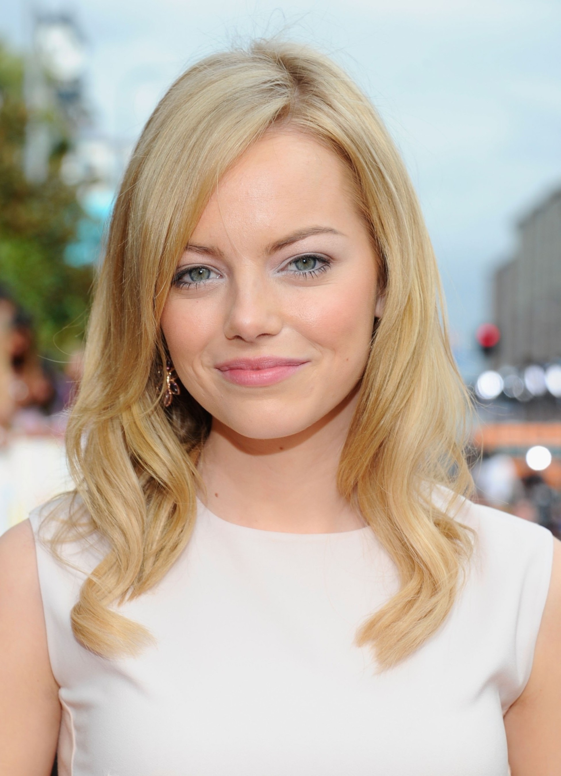 Emma Stone Human Hair Blonde Wig, Lace Front Wig Websites | P4