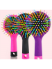 Fashion Rainbow Brush Perm Wave Straight Beauty Comb with Mirror