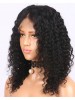 360 Lace Frontal Wigs With Baby Hair 180% Density Curly Short Human Hair Wigs Brazilian Remy Hair Pre Plucked Hairline