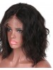 Short Bob 13*6 Lace Front Wigs Natural Wave Indian Human Hair Non-remy Natural Color 8-16''130%density for Black Women
