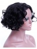 Short Curly Wigs For Black White Women Heat Resistant Synthetic Hair Wigs For African American Natural Fake Hairpieces