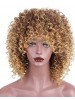 High Temperature Fiber Synthetic Short Hair Afro Kinky Curly Wigs for Black Women