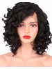 Short Bob Wigs for Black Women Body Wave Synthetic Lace Front Wig L Shapped with Natural Hairline