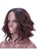 Body Wavy Bob Lace Front Wig For Black Women Heat Resistant Synthetic Hair Full Wigs