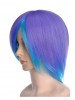 Amos Long Purple Blue Ponytail Wig Cosplay