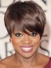 Attractive Short Straight African American Wigs for Women