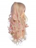Brith Long Blonde Pink Ponytail Wig Cosplay