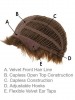 Capless Brown Short Straight Synthetic Hair Wig