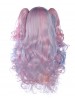 Credo Long Blue Pink Ponytail Wig Cosplay