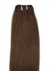 Silky Soft Remy Human Hair Straight Full Head Extensions