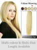 Tangle Free Remy Human Hair Straight Full Head Extensions