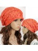Fashion Orange Womens Lace Headwrap