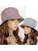 Fashion Collapsible Plaid Outdoor Cap