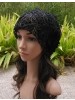 Spring Autumn Womens Lace Short Tail Headwrap