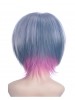 Hisa Short Ash Grey Pink Wig Cosplay