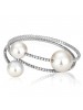 Gold Plated With Diamond Pearl Fashion Bracelets For Beautiful Girls