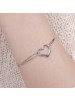 925 Sterling Silver Love Heart Bracelets For Girlfriends