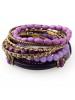 Manual Beads Wide Design Bracelets For Girls