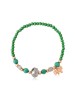 Bright Colorful Crystal Lucky Beads Barcelets For Girls