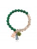  Cool Bear And Rose Crystal Color Stone Beads Bracelets  