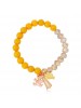  Cool Bear And Rose Crystal Color Stone Beads Bracelets  