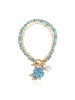 Fashionable Resin Flower Crystal Pearl Bracelets For Girls