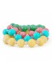Exquisite Shell Pearl Color Stone Beads Crystal Bracelets 