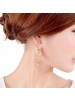 Romantic Rose Crystal Earrings