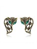 Fashionable Retro Diamond Inlaid Crystal Earrings 603