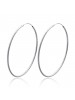 Fashionable Big Circle 925 Sterling Silver Earrings
