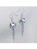 Bohemian Amorous Feelings Circular Tassel925 Sterling Silver Earrings