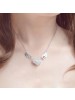 Fashionable The Heart Of Love Short Crystal Necklace