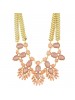 Sweet Light Pink Short Collar Bone Necklace For Women