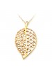 Fashionable Leaves Shape Rose Gold Short Collar Bone Necklace