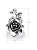 Retro Hollow Out Flower Index Finger Ring For Women