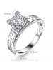 New Eiffel TowerCarat Zircon Diamond Ring For Women