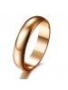 Classical Rose Gold Plated Glaze Wedding Ring
