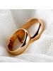 Classical Rose Gold Plated Glaze Wedding Ring