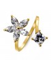 Simple And Sweet Waltz Artifical Crystal Ring For Women
