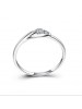 925 Sterling Silver Zircon Couple Rings