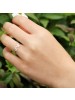 925 Sterling Silver Unique five Flowers Little Finger Ring For Women