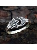 925 Sterling Silver Moon And Star Ring For Women