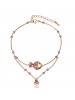 Austrian Crystal Multi Luxury Anklets For Beautiful Girls