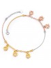 Muti Colour 925 Sterling Silver Fashion Anklets For Girls