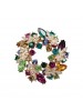 Multi Cololrs Upscale Crystal Brooch Of 2014 New Arrivals