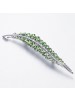 2014 New Style Gorgeous Alloy With Rhinestones Leaf Brooch