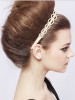 Fashionable Rhinestone Acrylic Wide Fringe Hair Bands